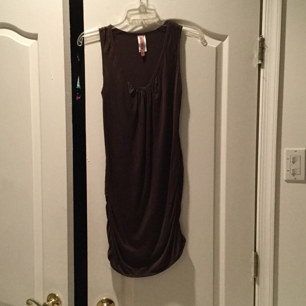 Juicy couture Sexy coverup brown w/rushing nwot S